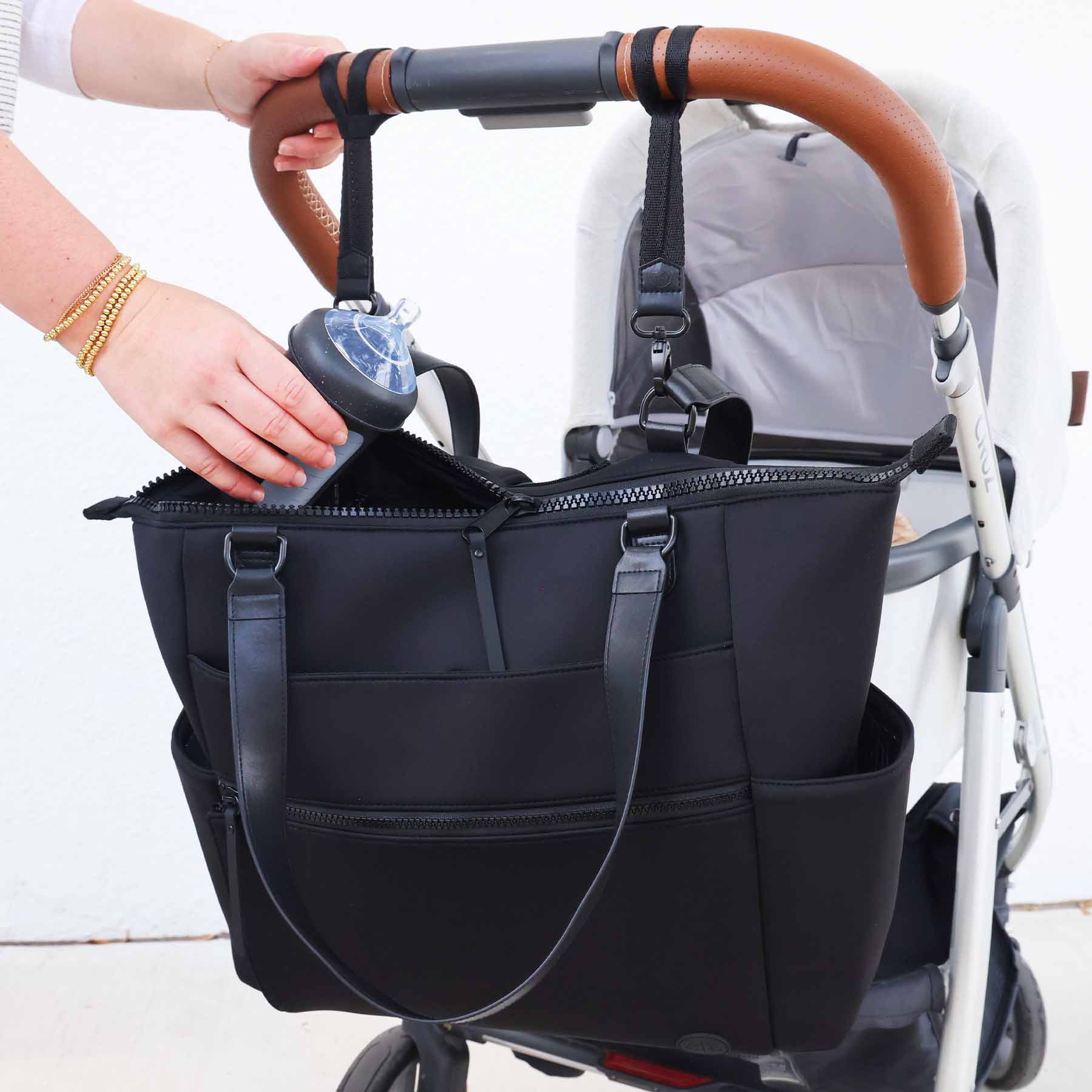  Lane Convertible Diaper Bag Tote | Black、mySite、layawaytickets