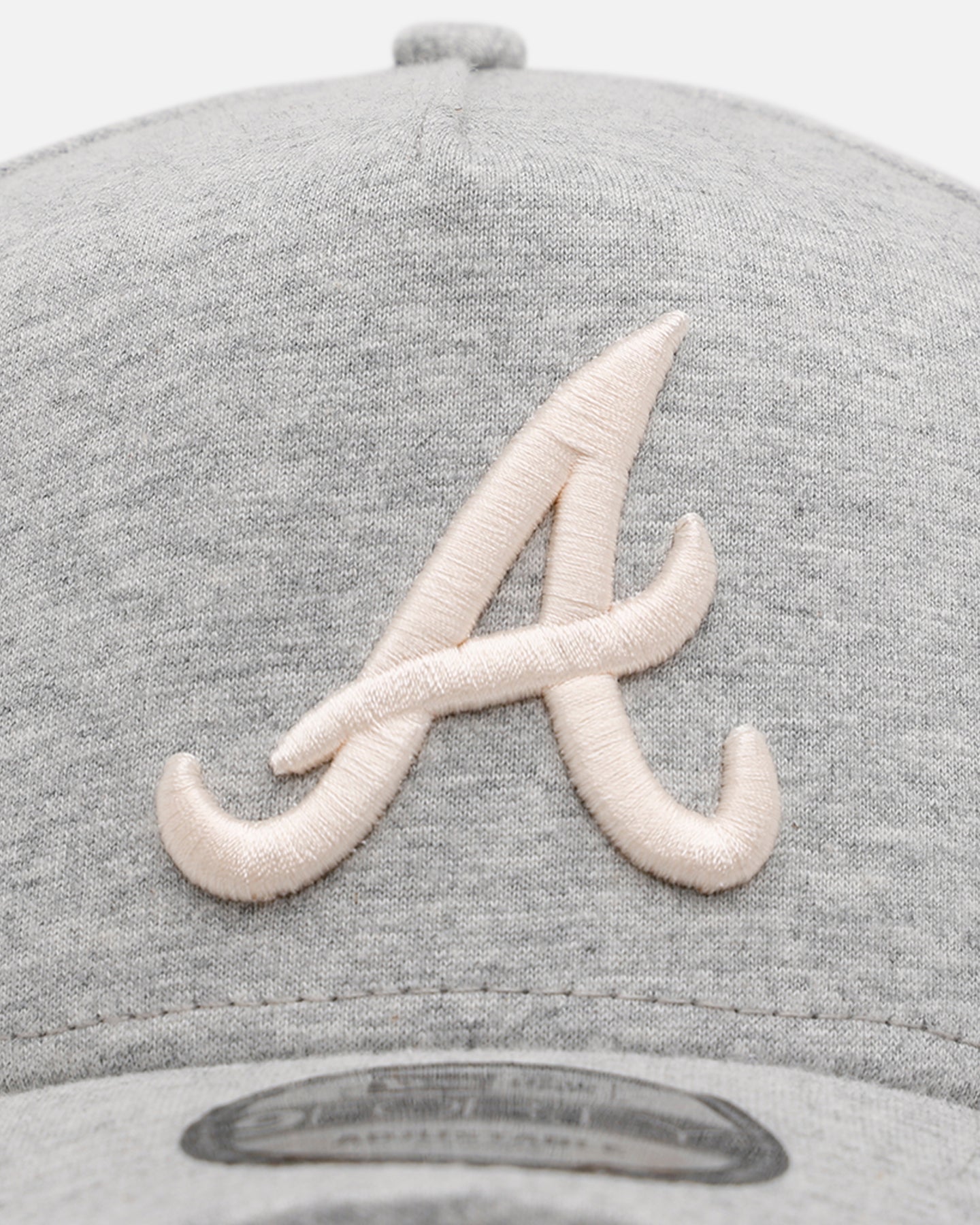 New Era Atlanta Braves 'Cozy' 9FORTY A-Frame Strapback Heather Grey、mySite、zt4zffjzw