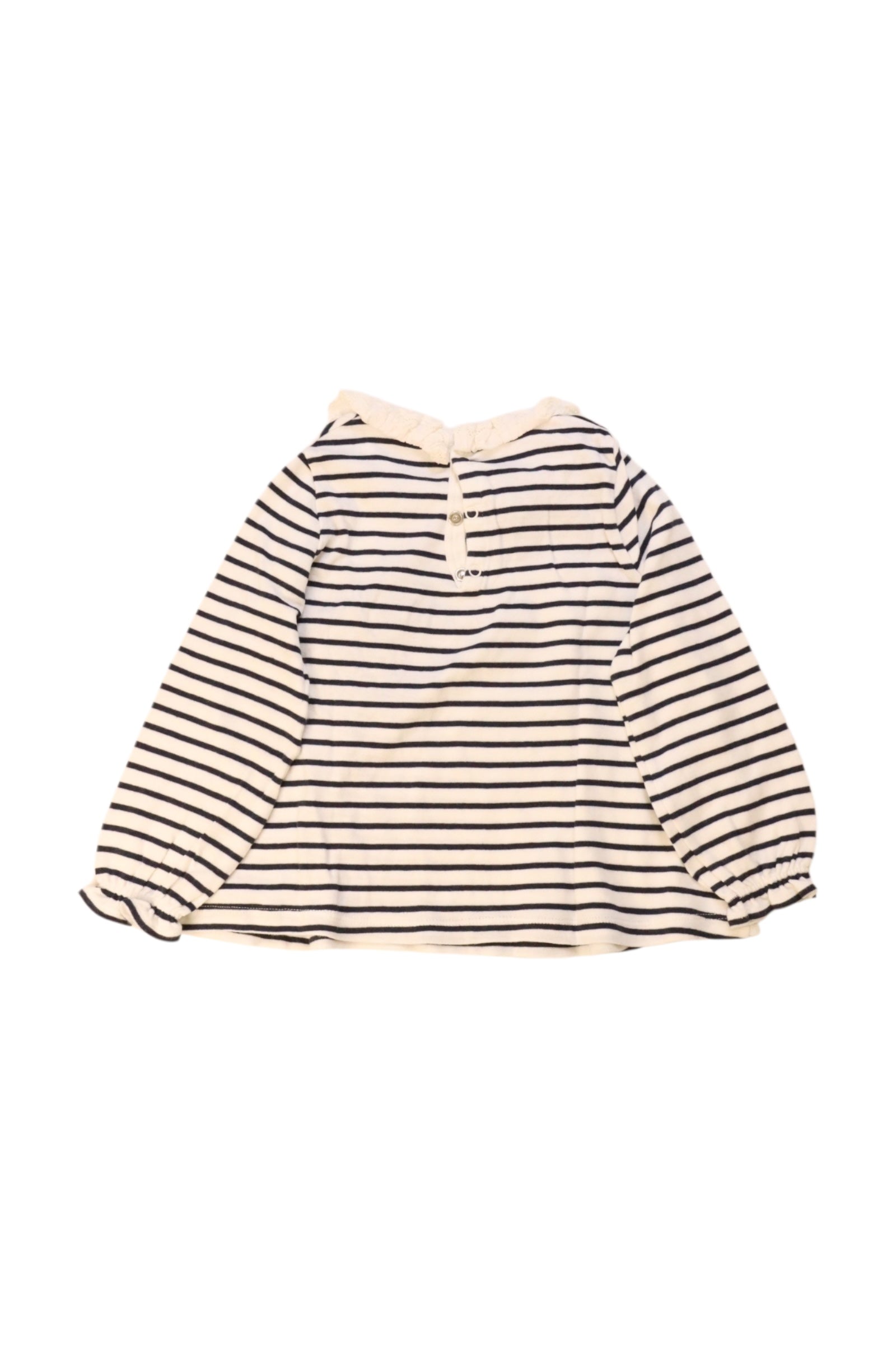 Petit Bateau Striped Long Sleeve Dress 2T、mySite、g9winljtr