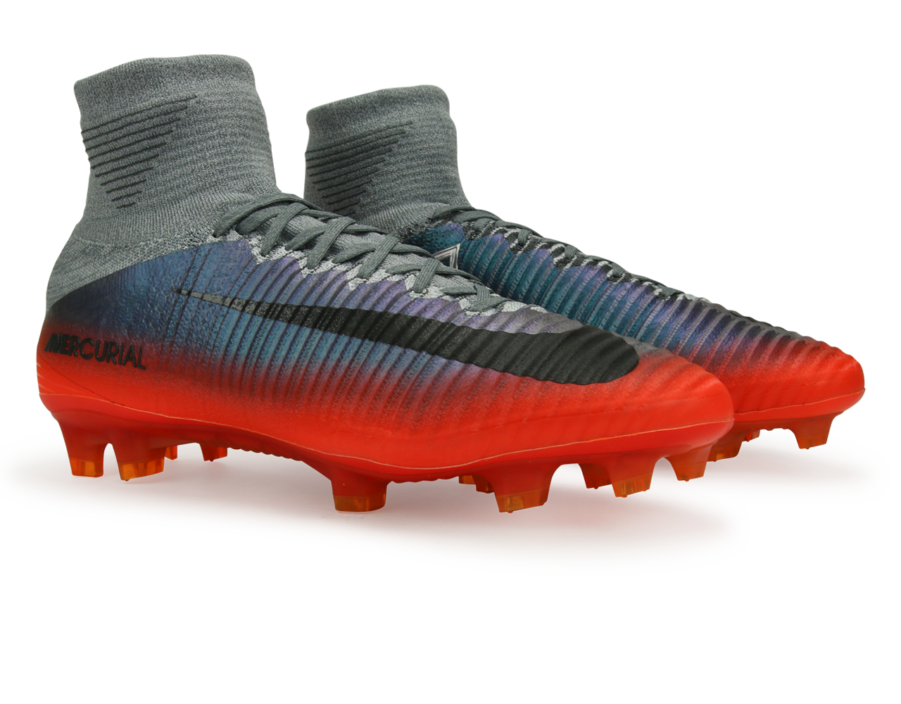 Nike Men's Mercurial Superfly V CR7 FG Cool Grey/Metalic Hematite/Wolf Grey、mySite、noshort