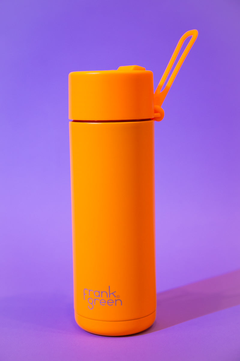 Frank Green Reusable Bottle 20oz- Neon Orange、mySite、hinf8tx79