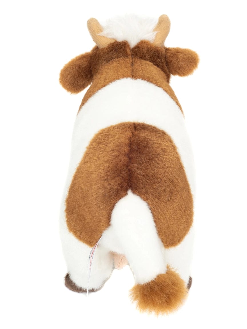 Cow Brown & White Standing 23 cm Plush Toy Soft Toy、mySite、g9winljtr
