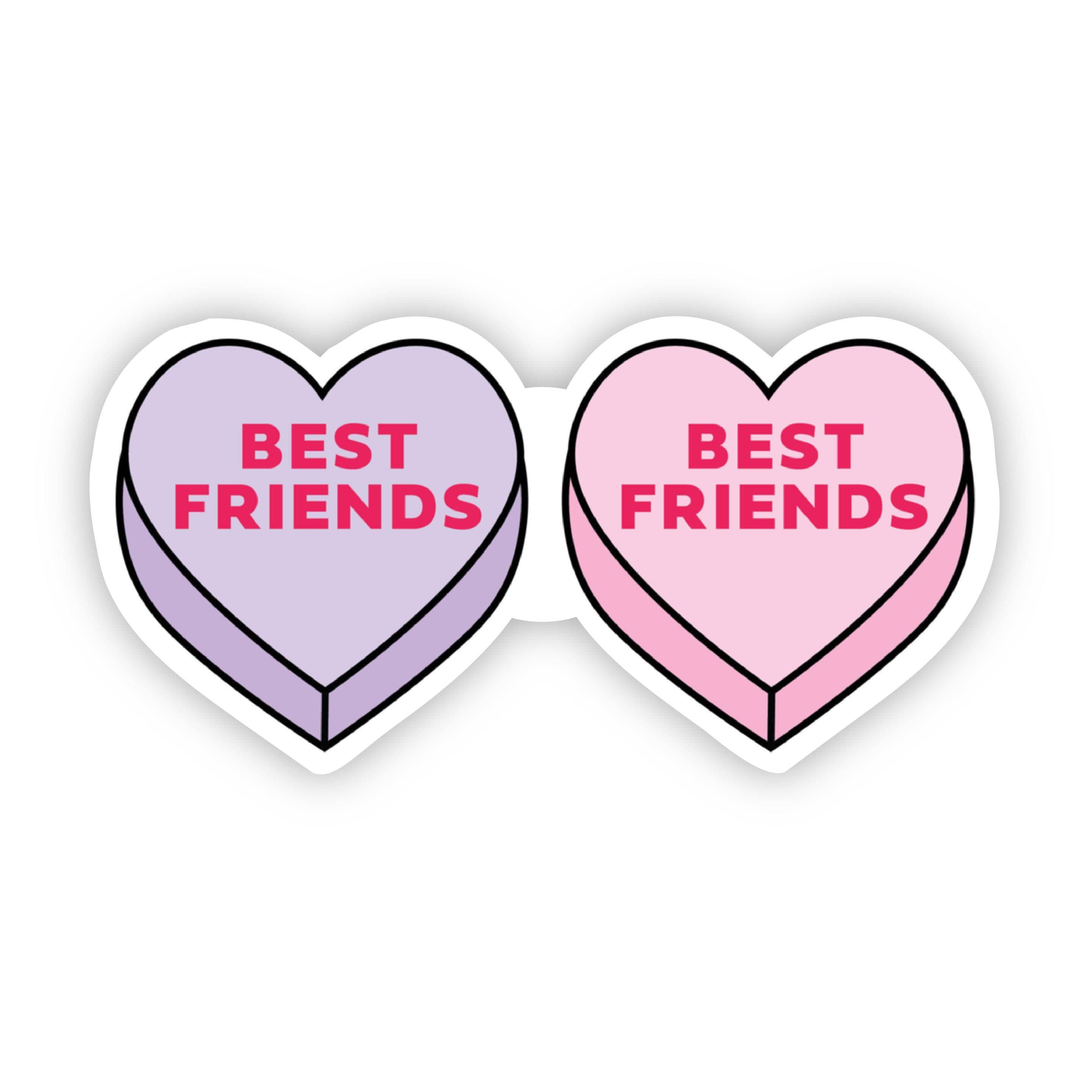  Best Friends Double Heart Sticker、mySite、elrpsem3k