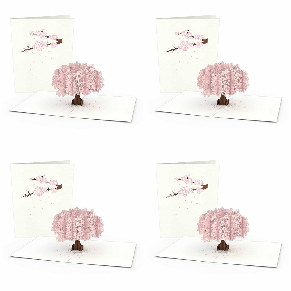Cherry Blossom Notecards (4-Pack)、mySite、solidvoid