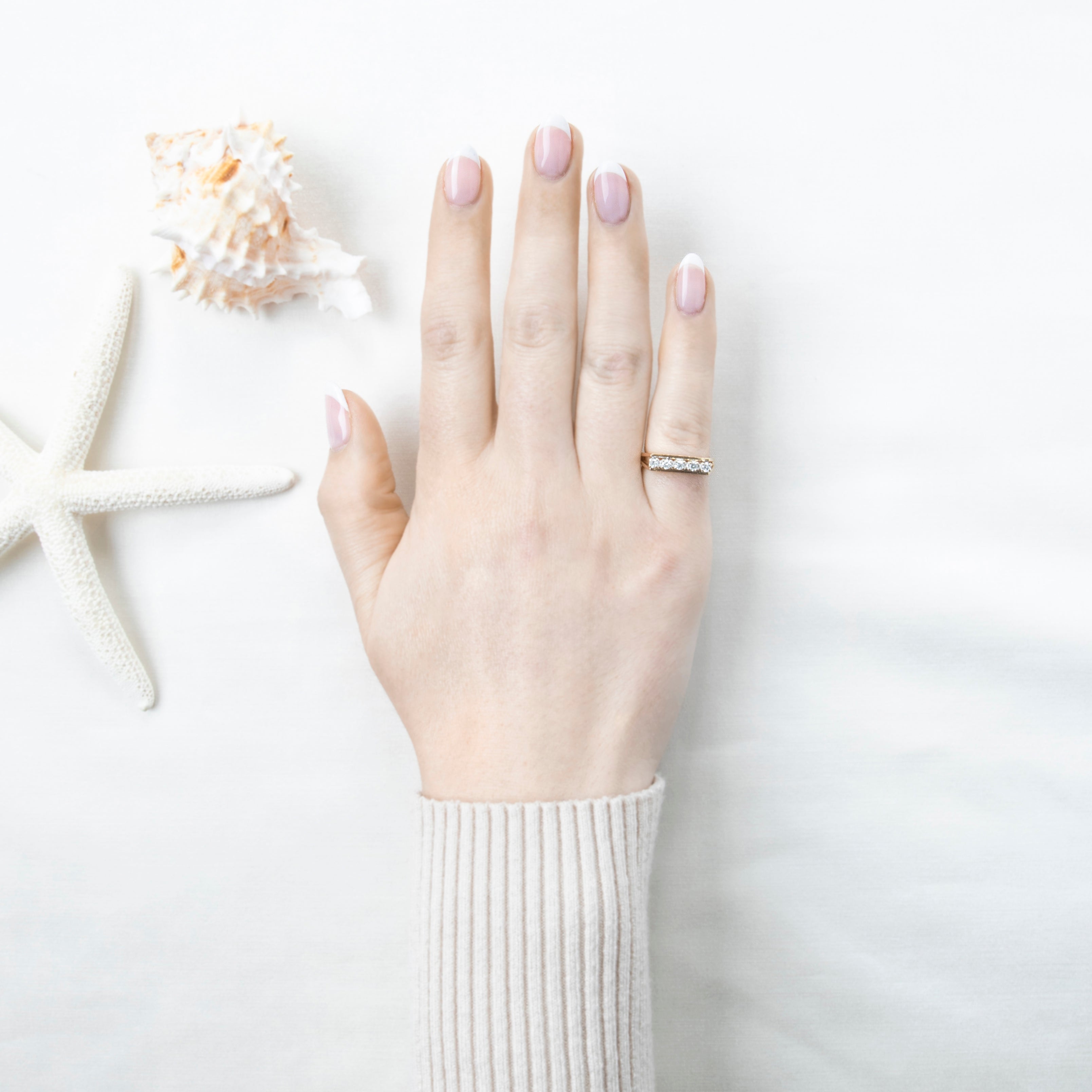 Vintage 14k Yellow Gold Diamond Elegant Band of Light Ring 5.75、mySite、hinf8tx79