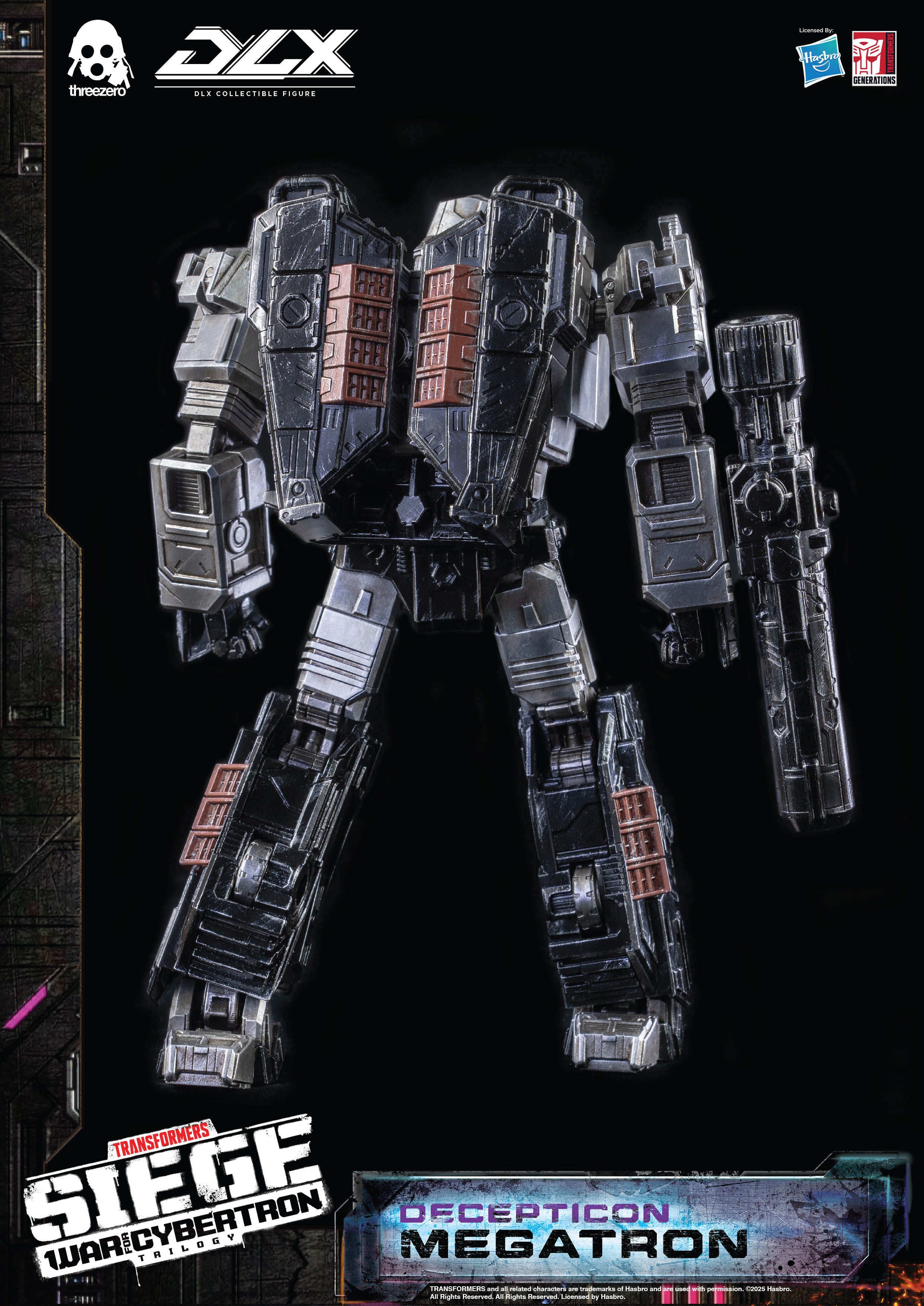 Threezero Transformers: War for Cybertron Trilogy DLX Megatron、mySite、hgirdovlk
