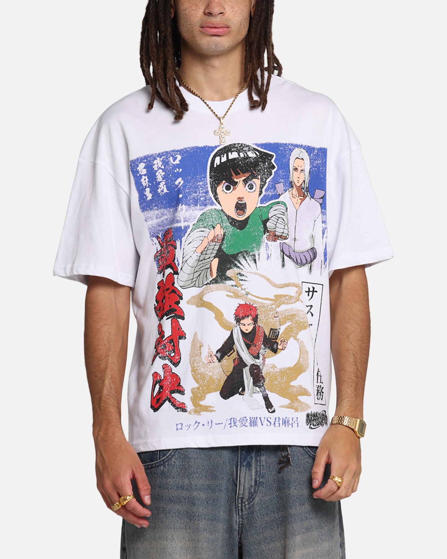 73 Studio X Naruto Kimmimaro Vintage T-Shirt White、mySite、zt4zffjzw