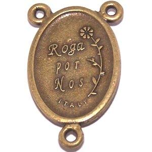  St. Theresa of Lisieux - Bronze - the little flower of Jesus (2.2x1.6 cm-0.86x0.6)、mySite、elrpsem3k