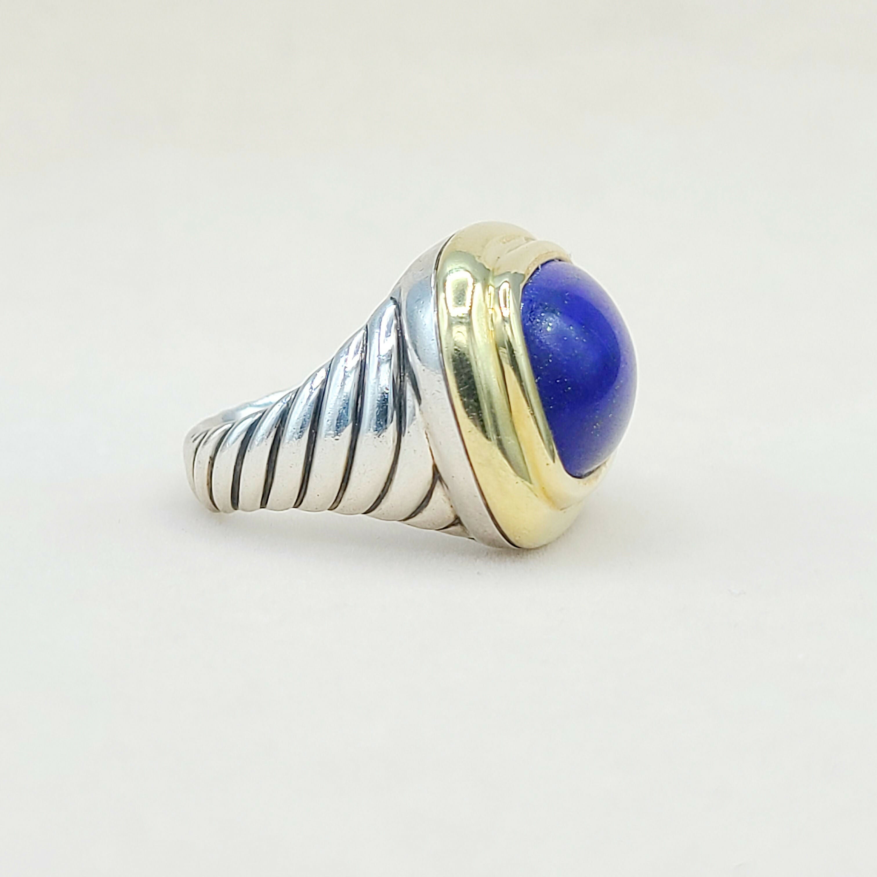David Yurman Waverly Ring With Lapis Lazuli and Gold、mySite、hinf8tx79