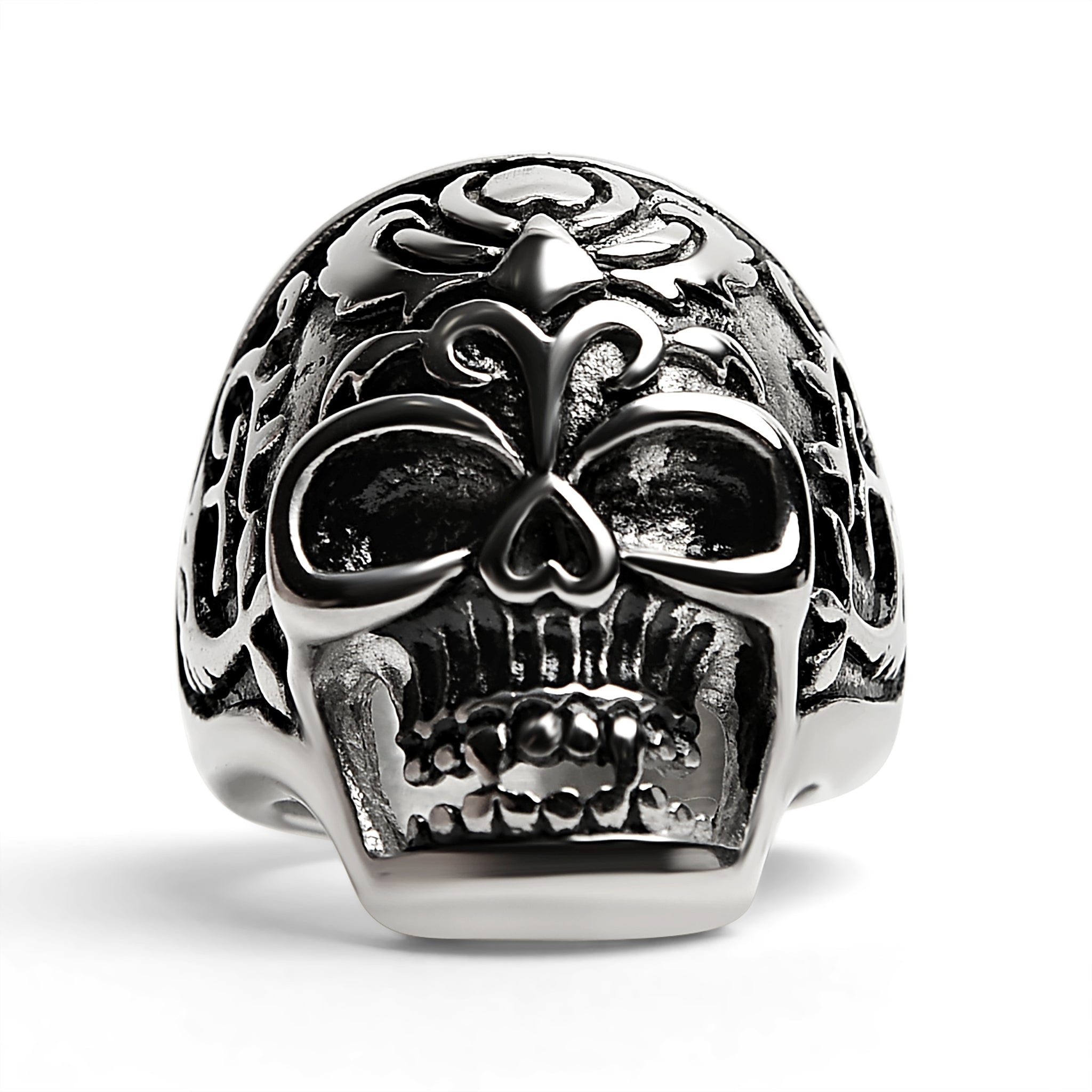 Detailed Skull Stainless Steel Ring / SCR4029、mySite、dreamappss