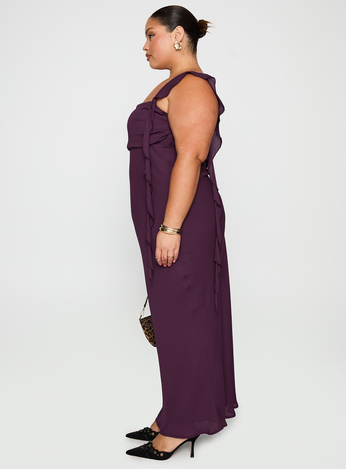 Lanai Maxi Dress Plum Curve、mySite、solidvoid