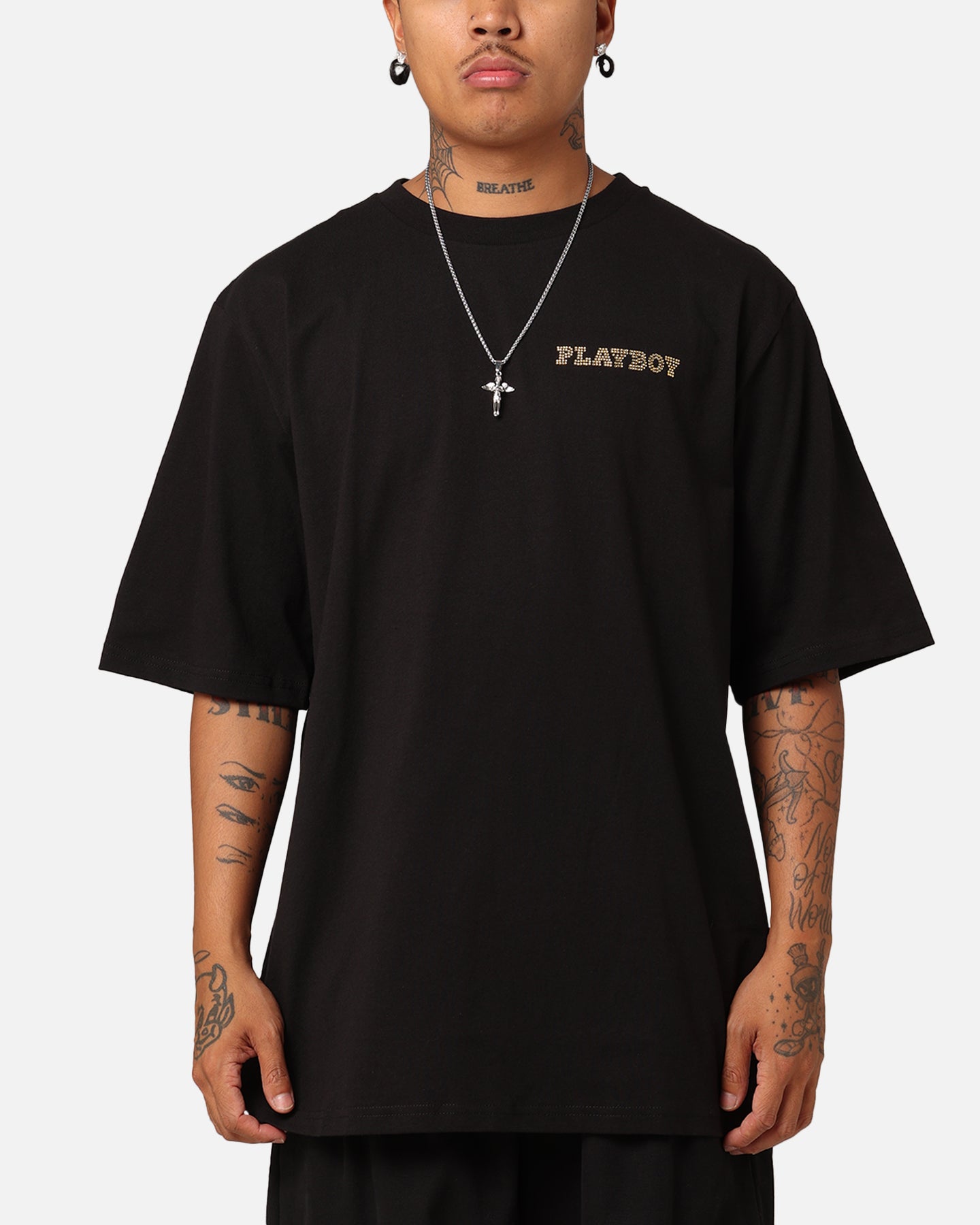 Playboy Diamanté T-Shirt Black、mySite、zt4zffjzw