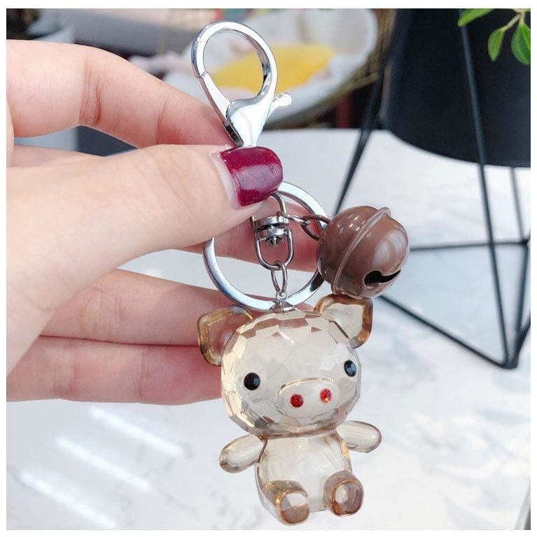 Acrylic Pink Pig Keychains、mySite、g9winljtr