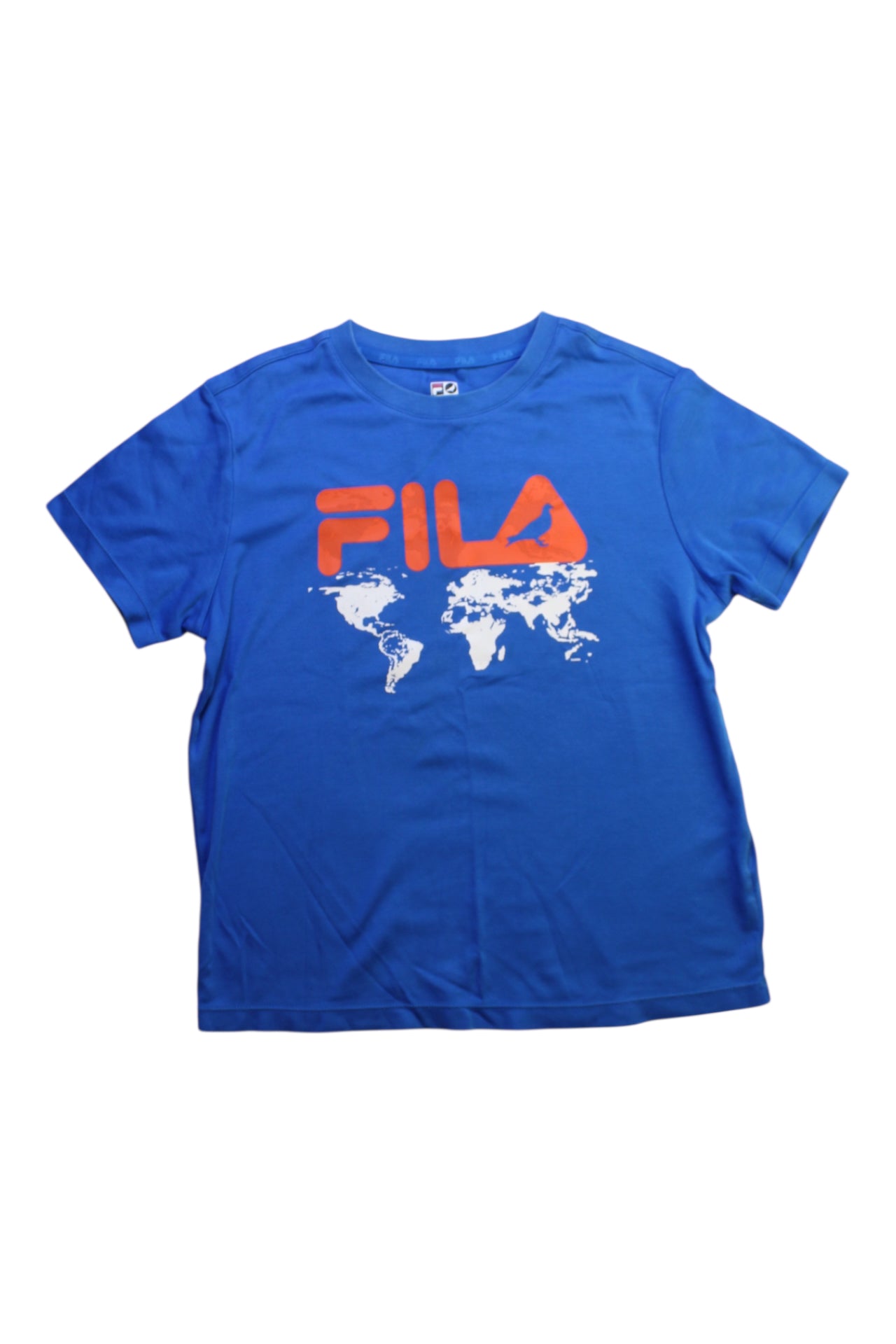 Fila World Map Short Sleeve T-Shirt Size 10Y、mySite、g9winljtr
