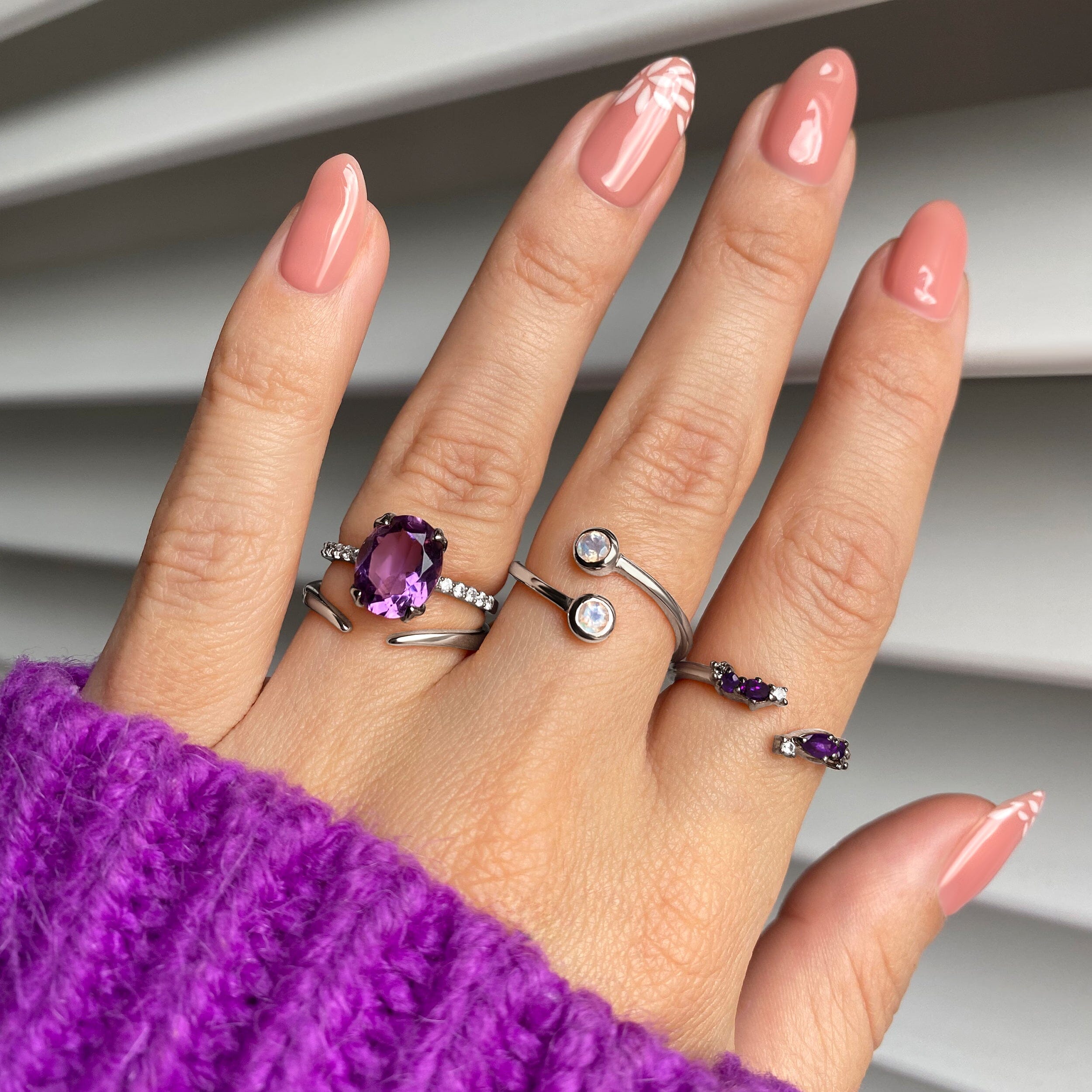 Amethyst Ring - Harlow、mySite、hinf8tx79