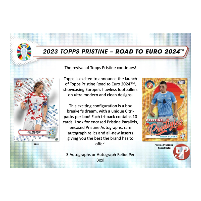 2023 Topps Pristine Road to Euro 2024 Soccer Hobby Box、mySite、waistdrama