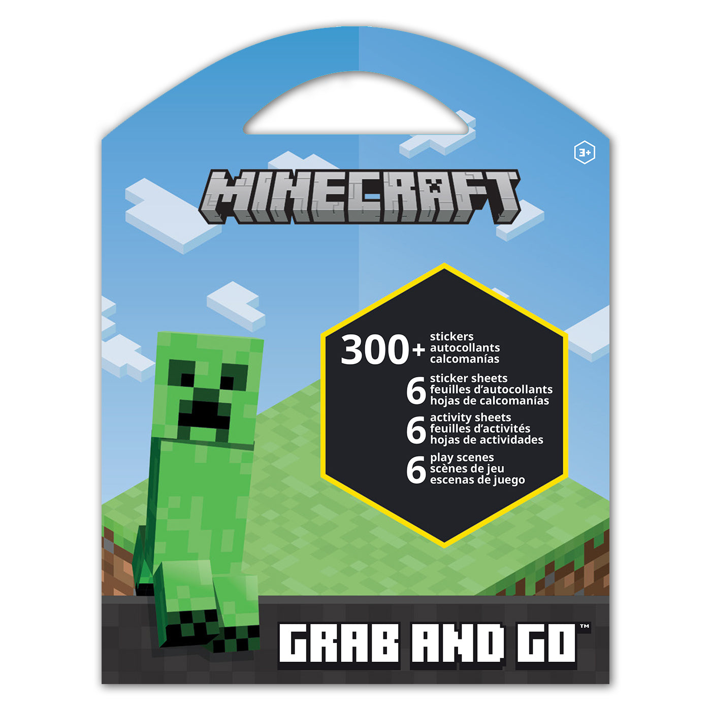  Minecraft Grab and Go Sticker Activity Kit、mySite、ghnorth