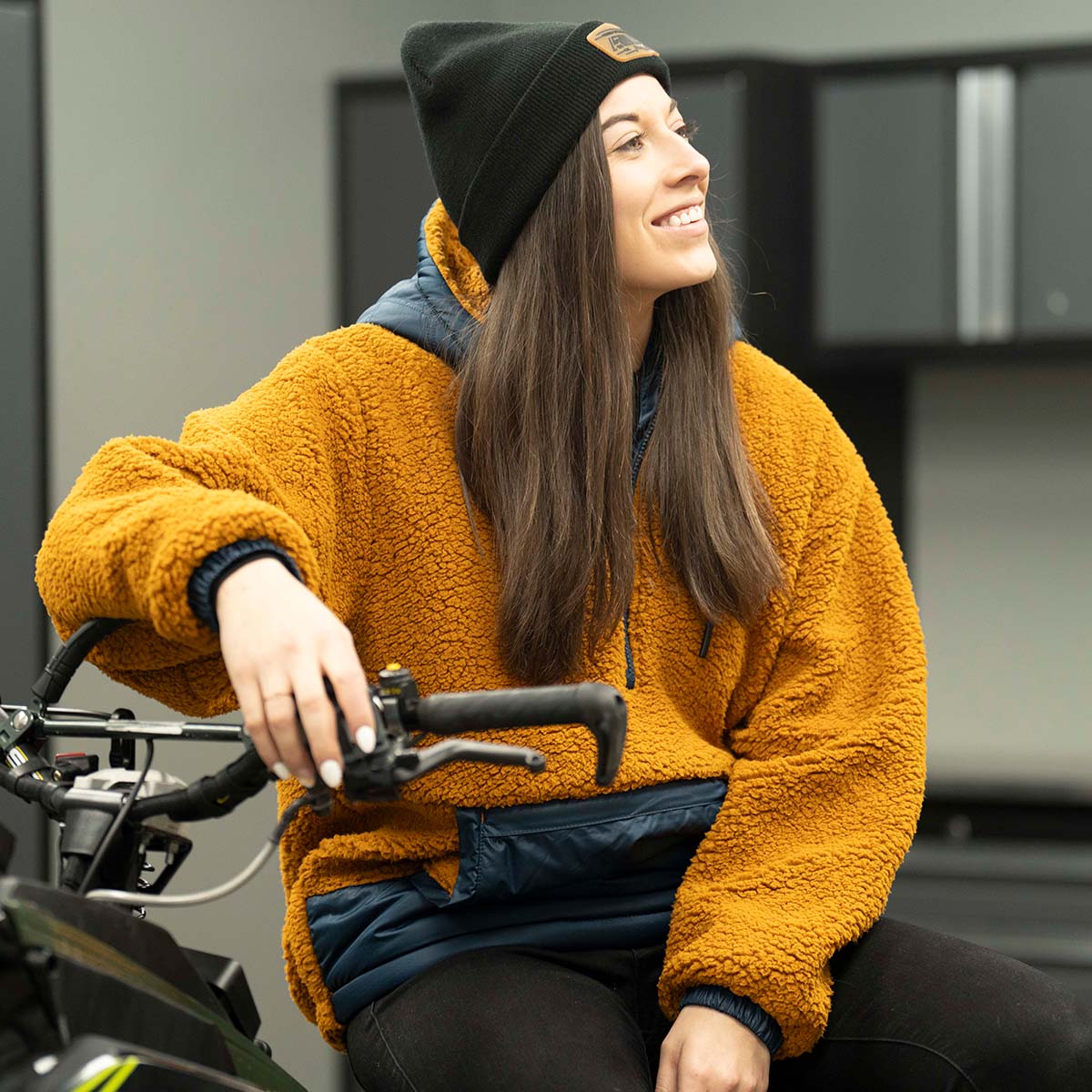 Women's Super Sherpa Fleece Hoodie、mySite、dreamappss