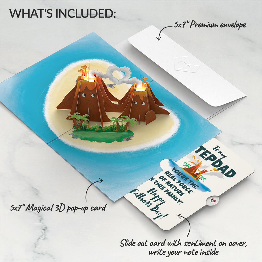 I Lava You Father's Day Light-Up Pop-Up Card and Sentiment Set for Stepdad、mySite、solidvoid