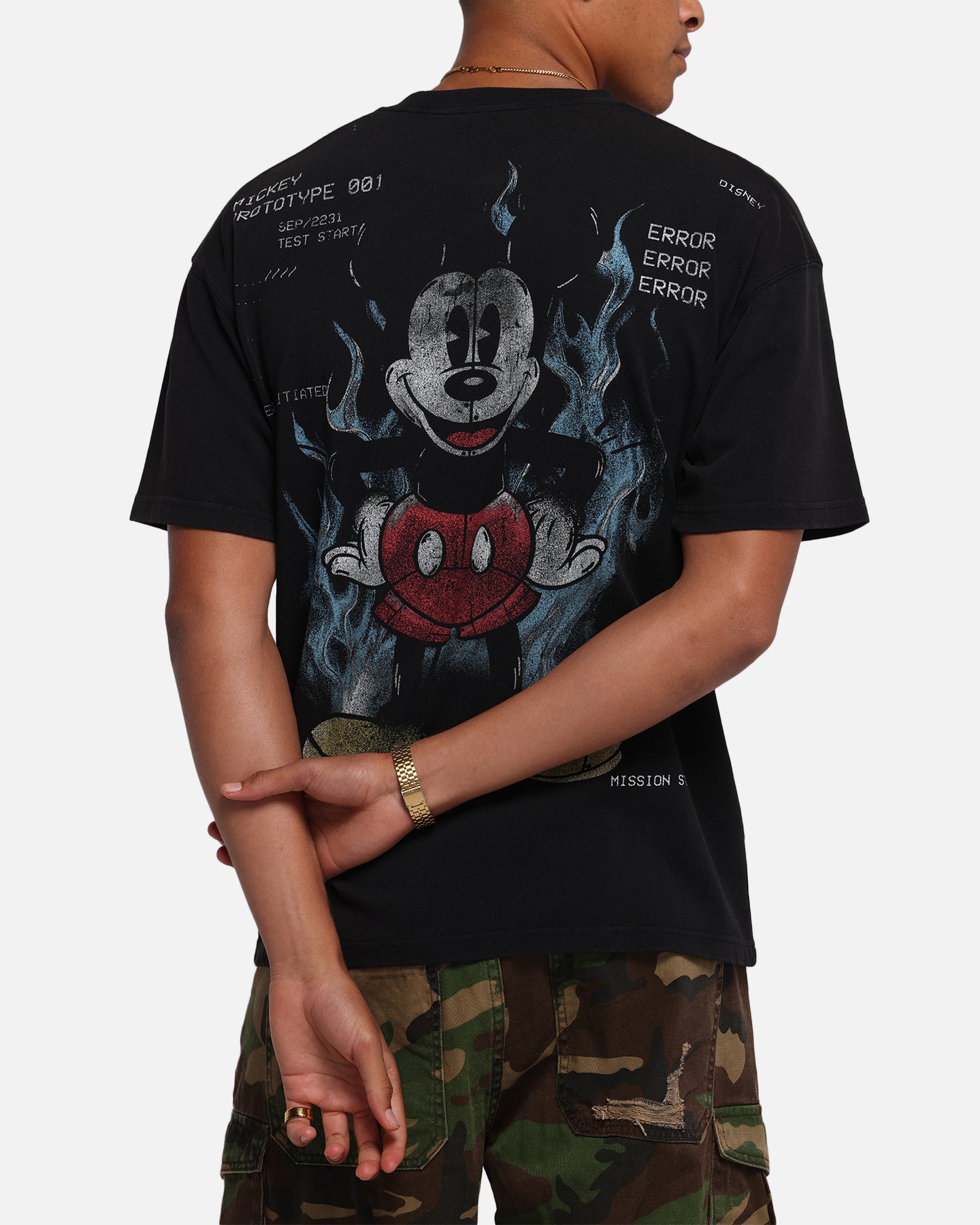 American Thrift Disney Mickey Prototype 001 T-Shirt Black、mySite、zt4zffjzw