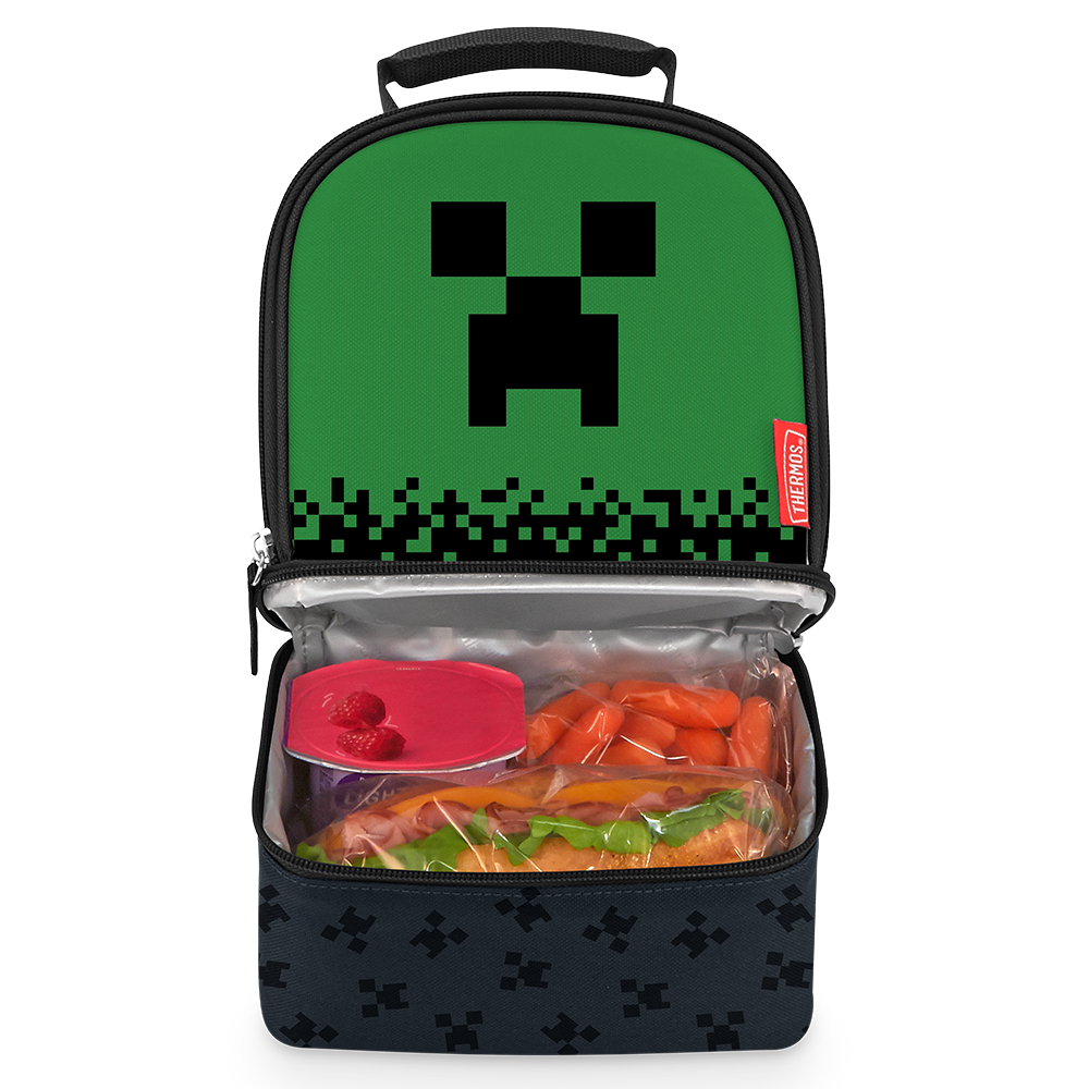DUAL LUNCH BOX MINECRAFT、mySite、noshort