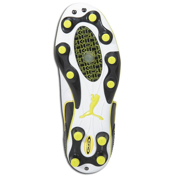 PUMA Jr King Finale i FG Black/White/Yellow、mySite、noshort