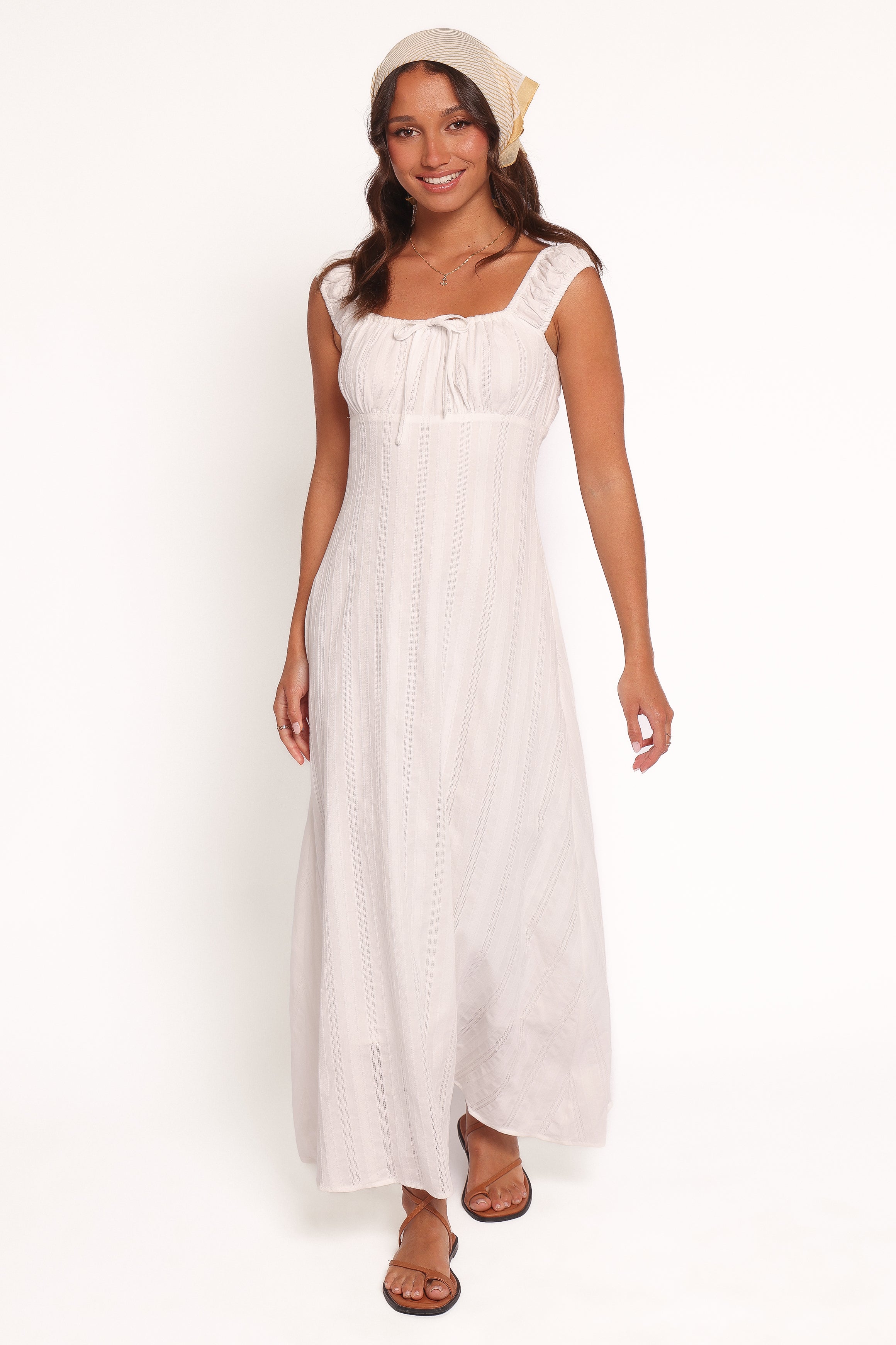  Jessalyn Maxi Dress - White、mySite、sugarbowlscore
