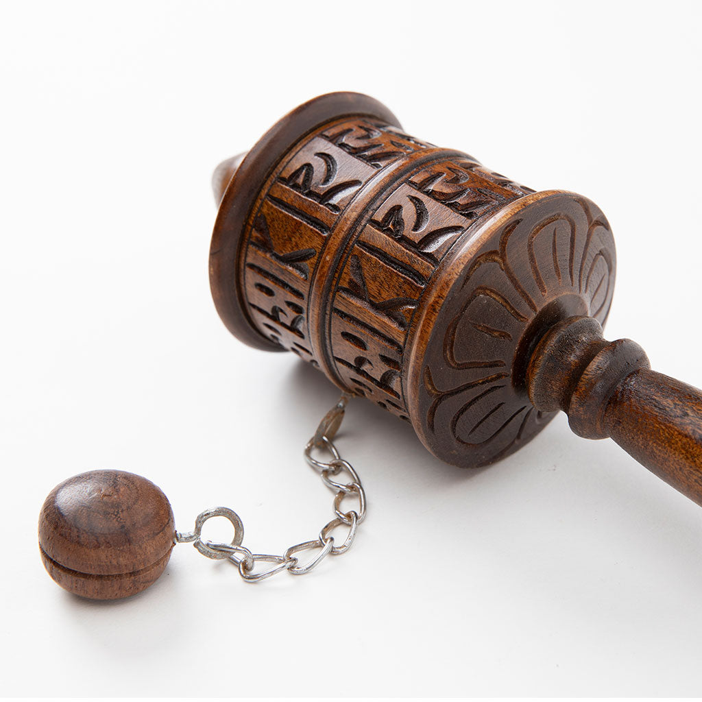 Wooden Tibetan Prayer Wheel、mySite、topwebapps