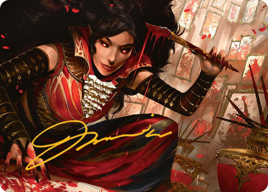 Blood Artist Art Card (Gold-Stamped Signature) Innistrad Remastered Art Series、mySite、waistdrama