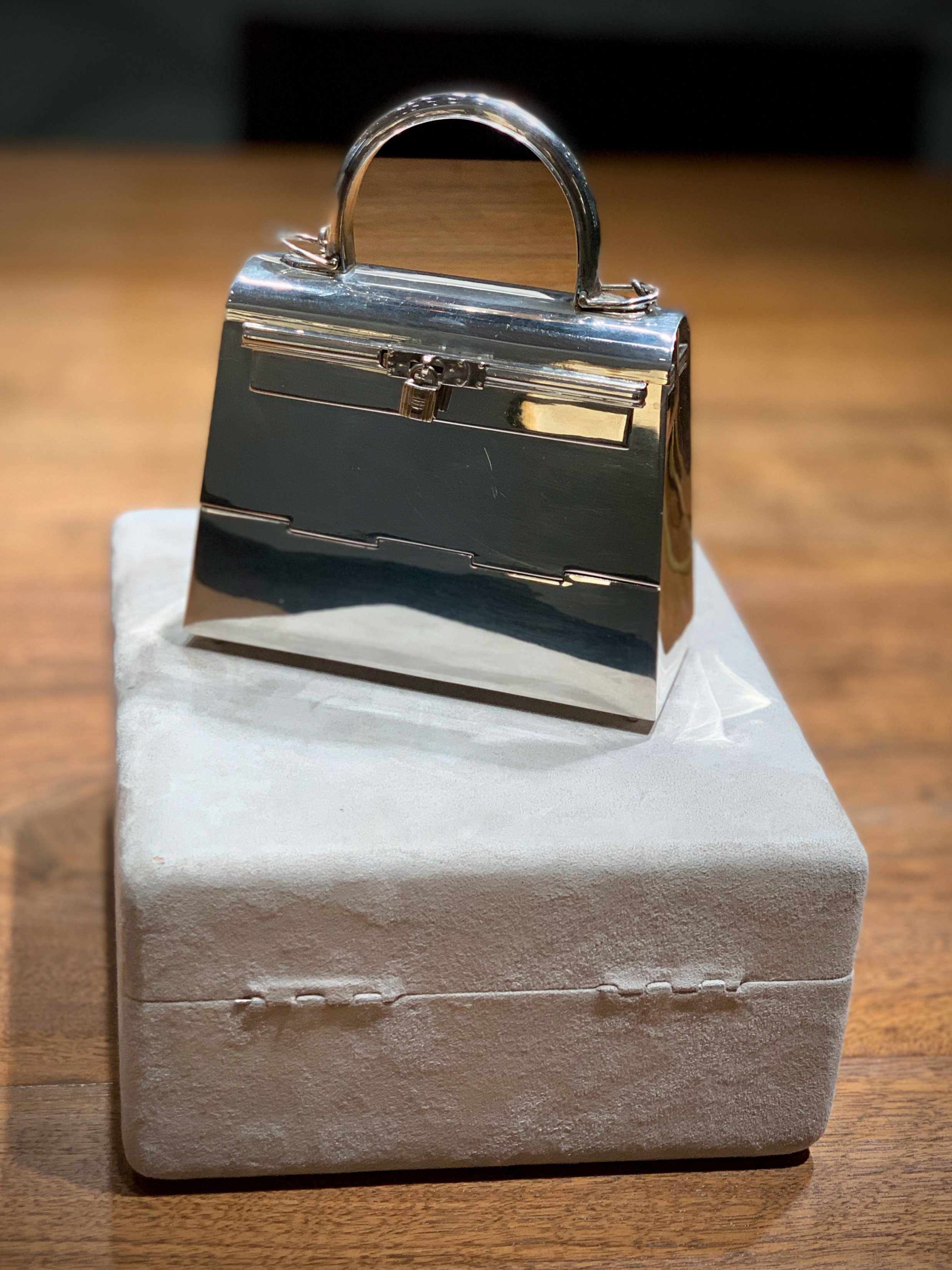 Hermès Ultra-Rare Mini Kelly in Sterling Silver, 1990s、mySite、garminoutage.com