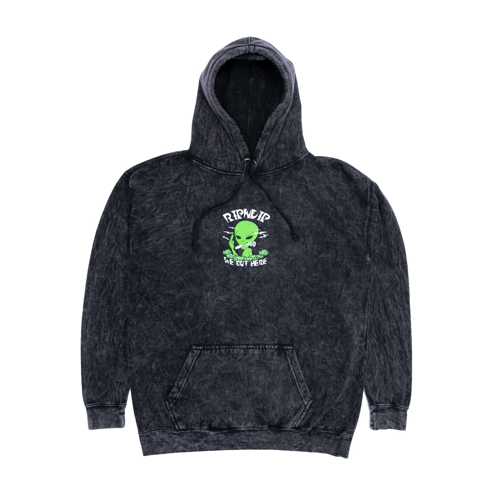  We Out Here Smoking Hoodie (Black Mineral Wash)、mySite、merchandisen