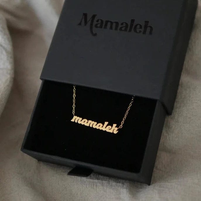 Mamaleh Yiddish Necklace - Gold、mySite、topwebapps
