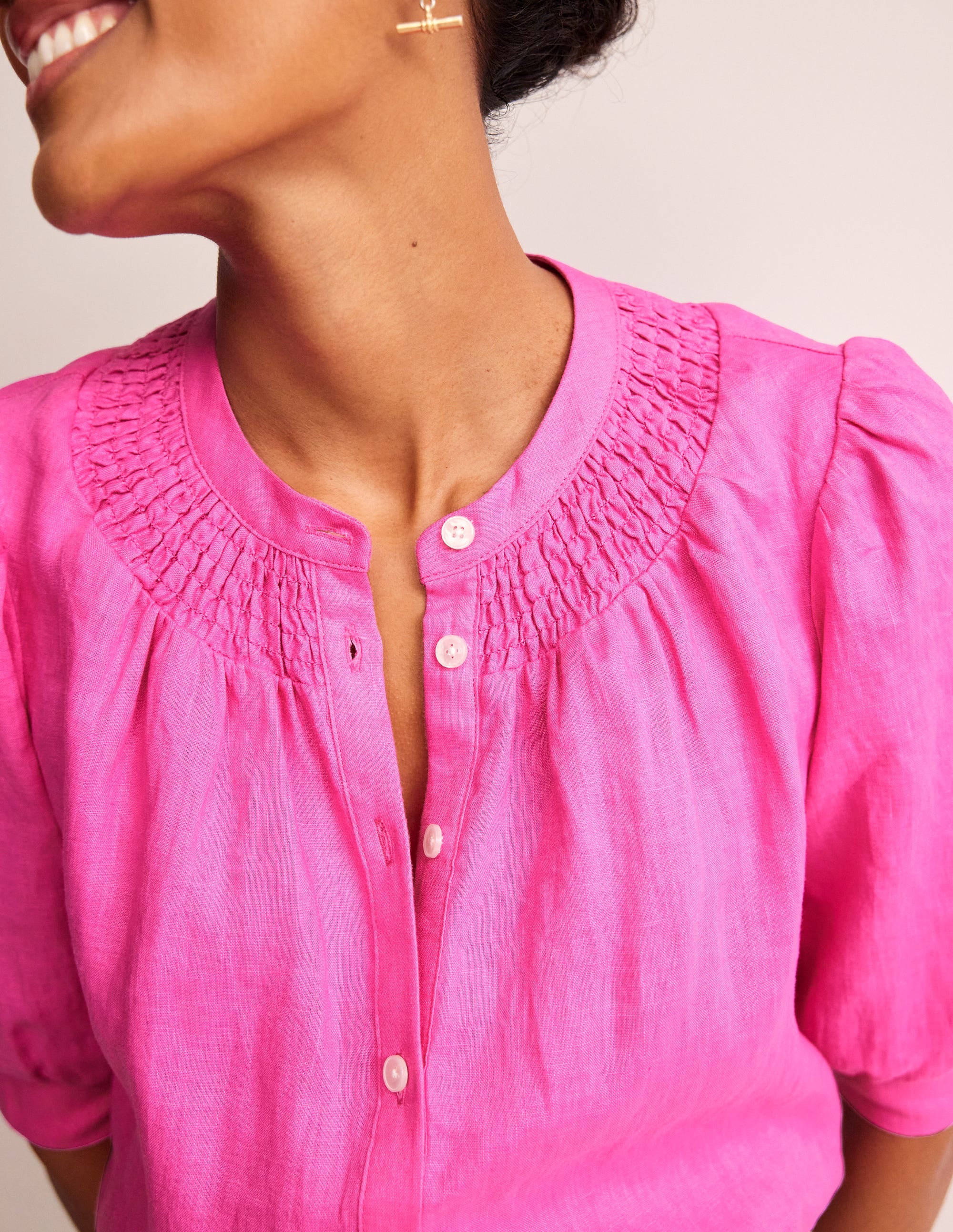  Ada Linen Top-Pop Pansy、mySite、ashleygrahame