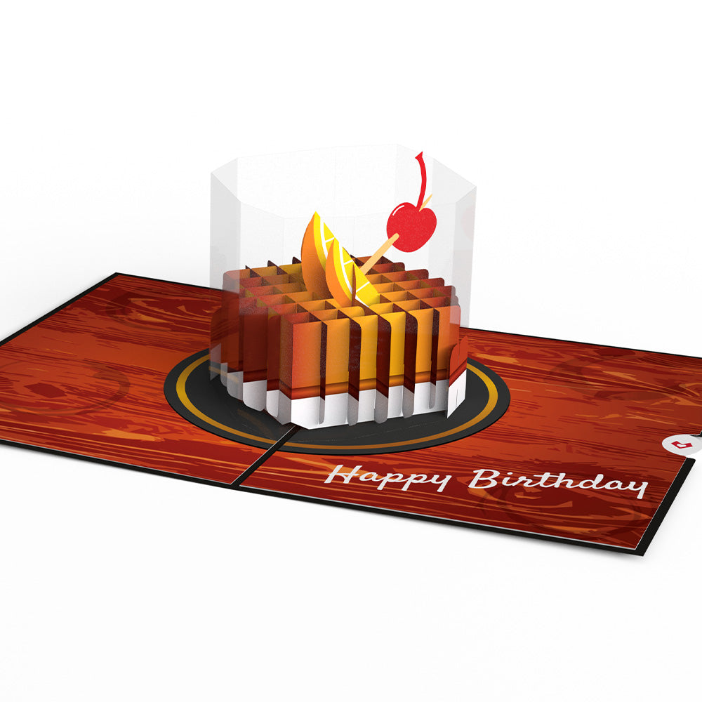 Old Fashioned Birthday Pop-Up Card、mySite、solidvoid