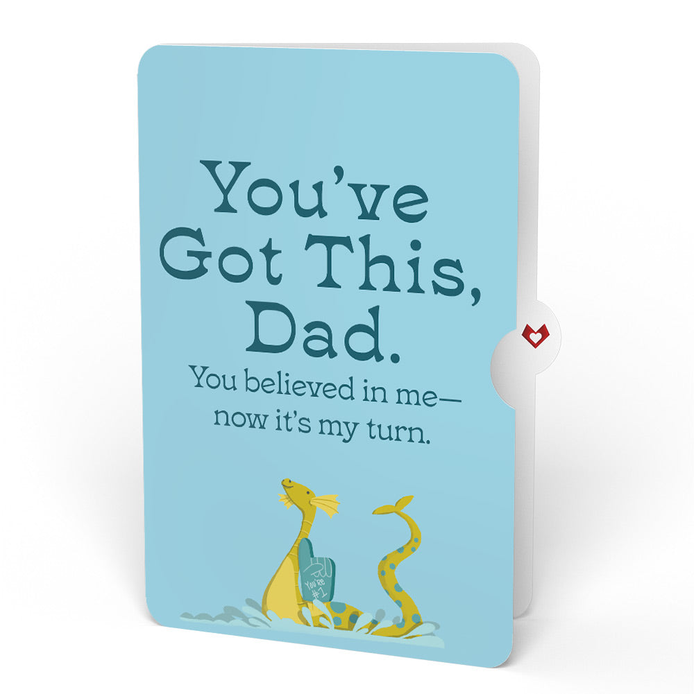 Dad You're a Legend Loch Ness Monster Encouragement Pop-Up Card and Sentiment Set、mySite、solidvoid