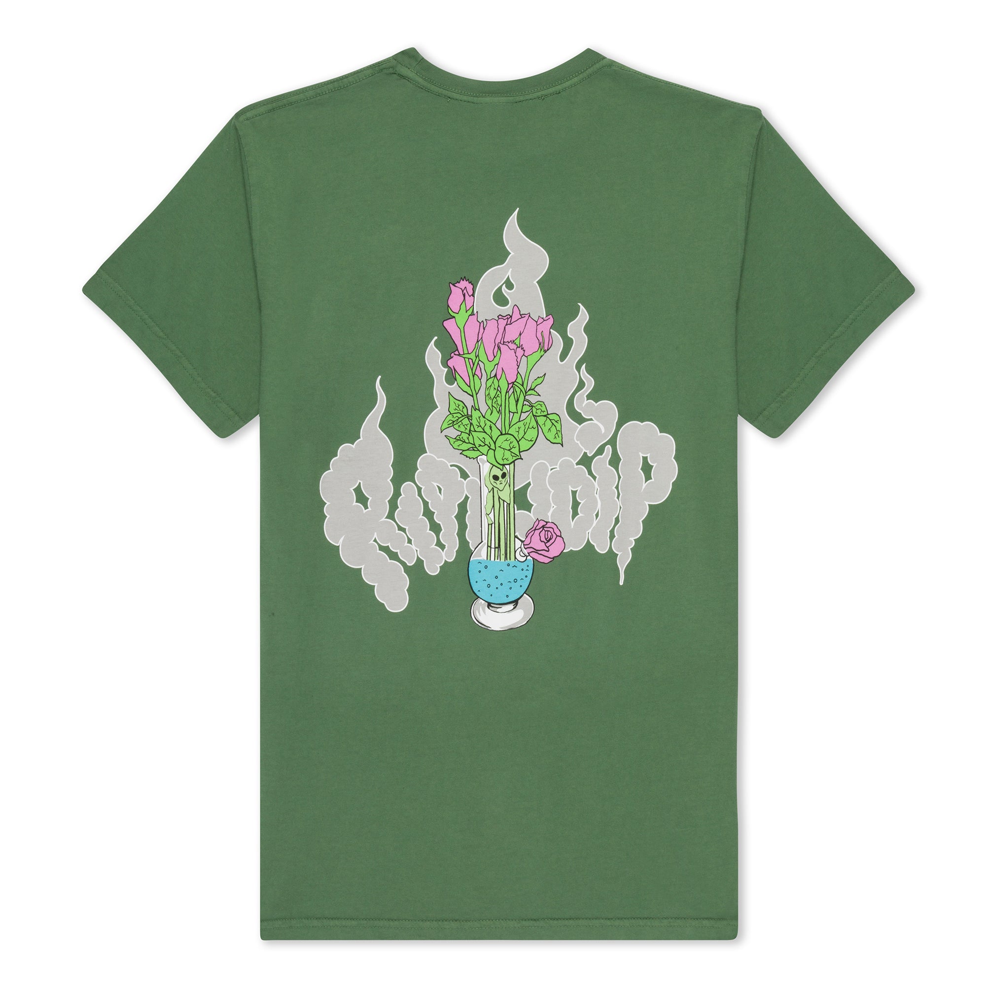  Flower Vase Tee (Olive)、mySite、merchandisen