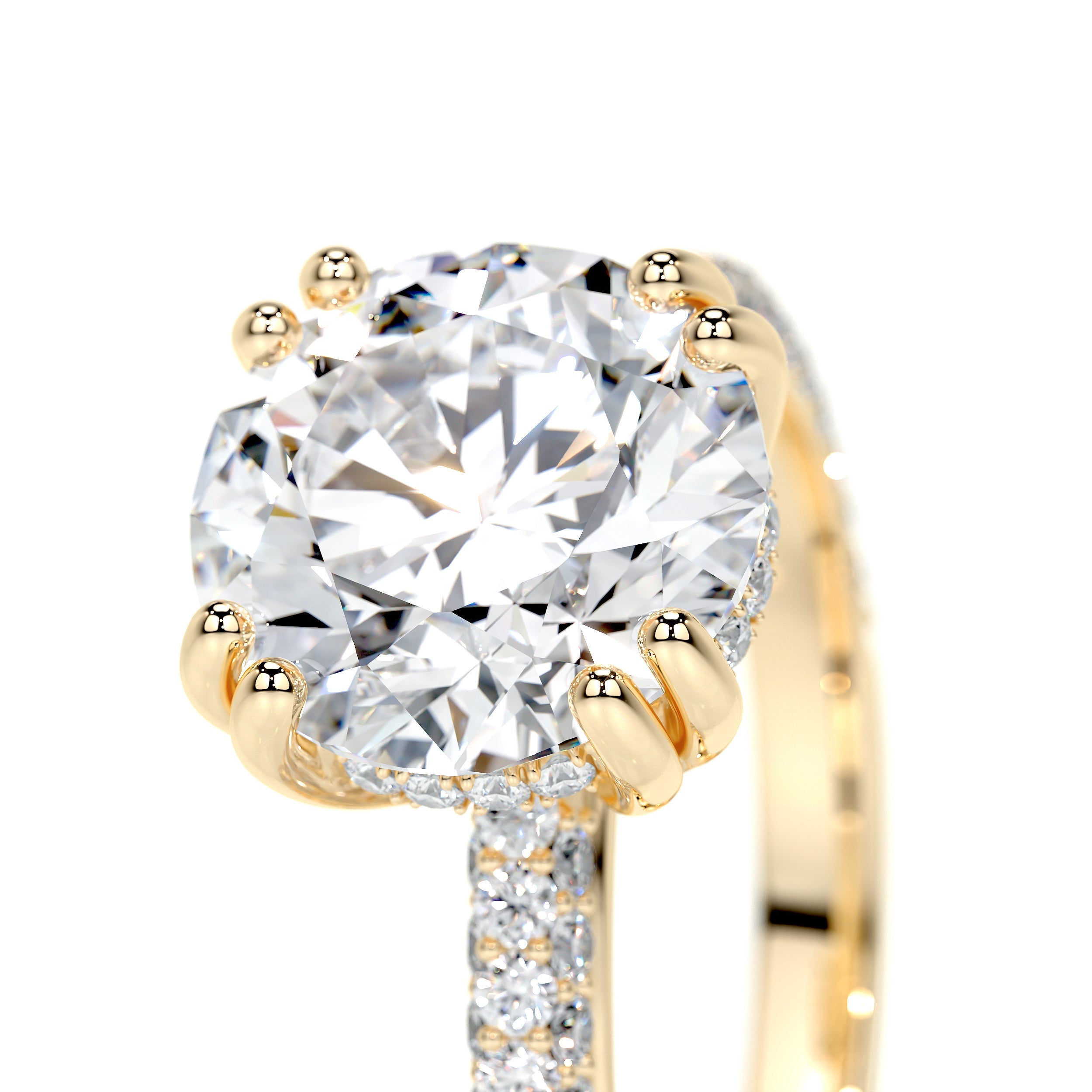 Lorena Lab Grown Diamond Ring -18K Yellow Gold、mySite、hinf8tx79