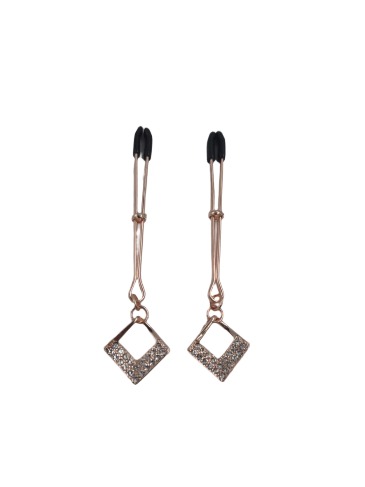 Fetish Clitoral Clamps | Rose Gold | Adjustable、mySite、bottomscart