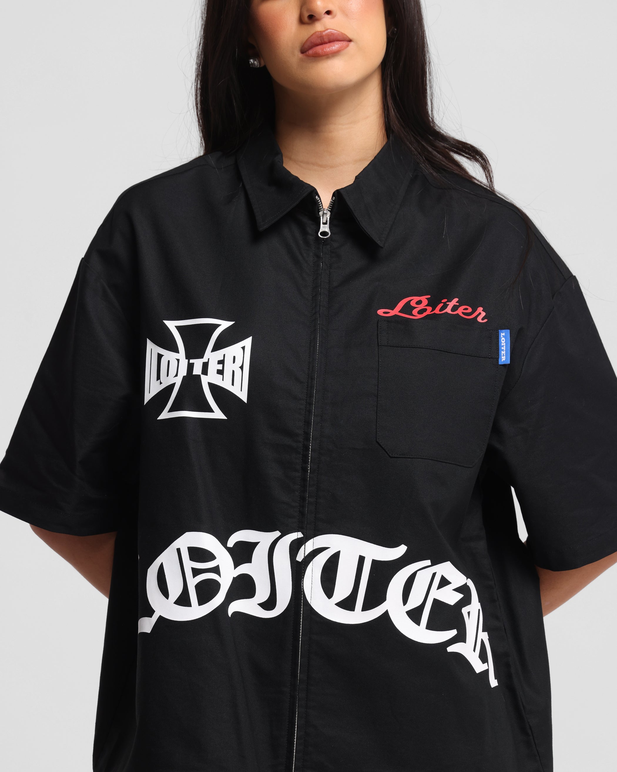 Loiter Chopper Work Shirt Black、mySite、zt4zffjzw
