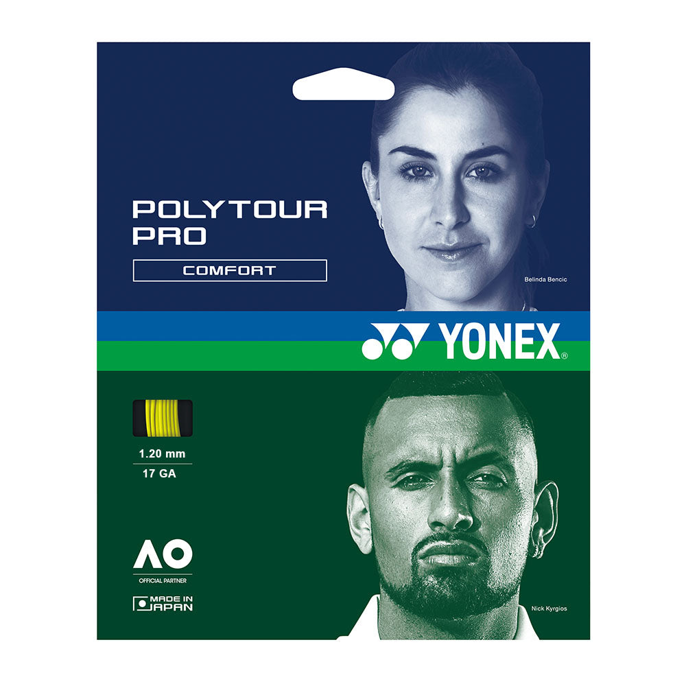 Yonex Poly Tour Pro 17/1.20 Tennis String (Yellow)