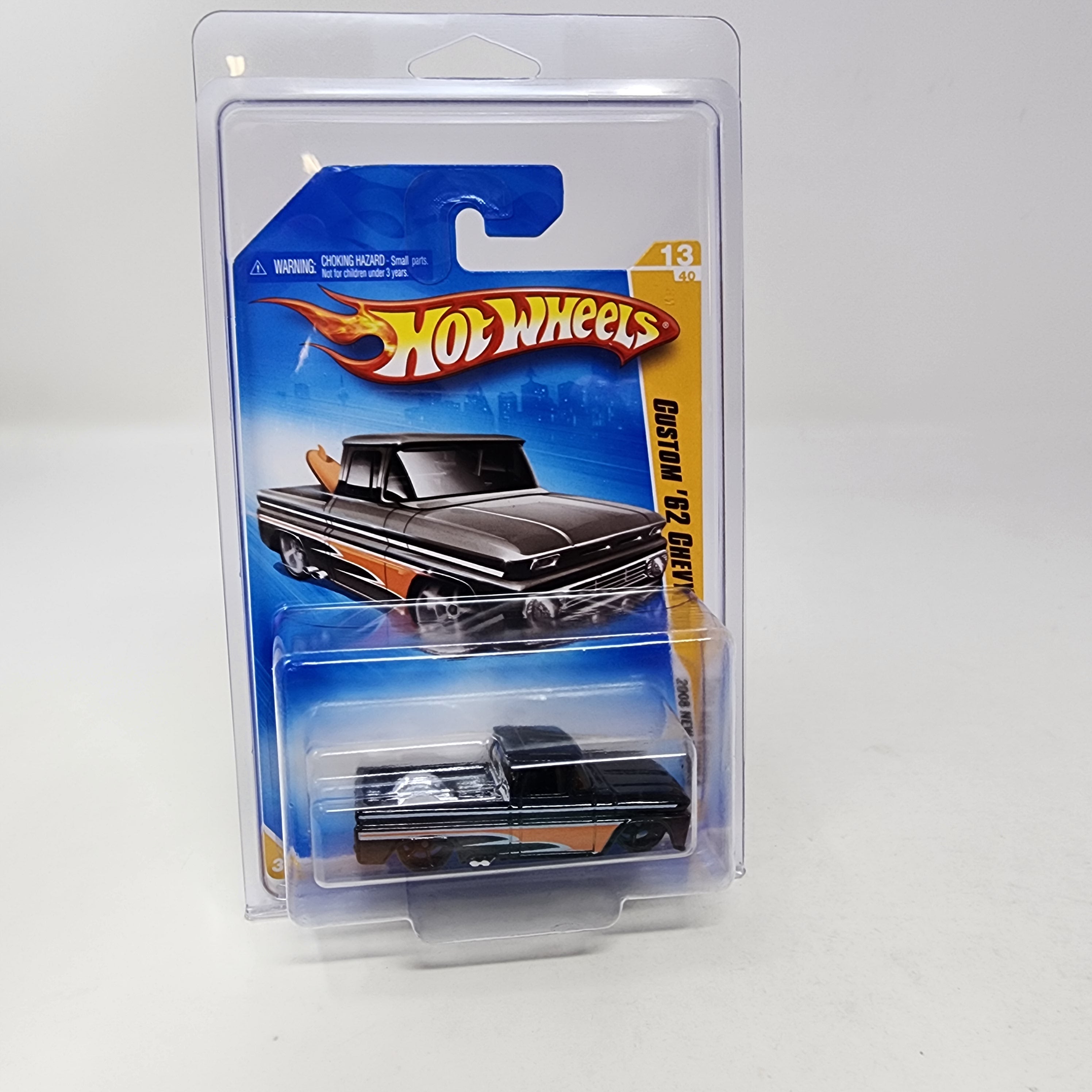 Custom '62 Chevy #13 * BLACK * Hot Wheels 2008、mySite、hgirdovlk