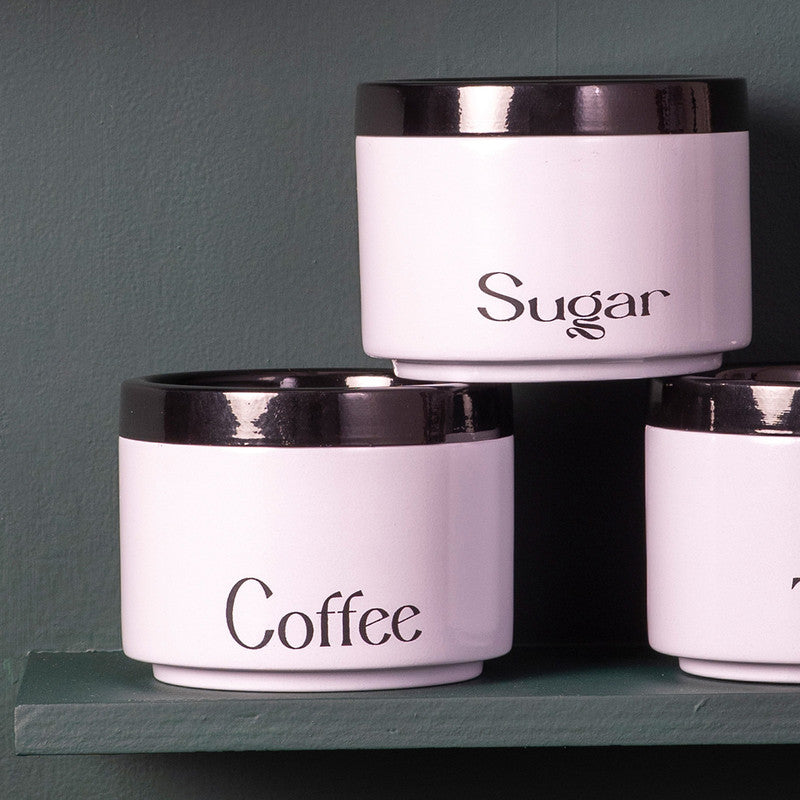 Stainless Steel Jar Canister Set | Grey | Set of 3、mySite、camillekostekn