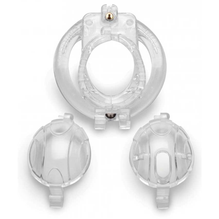 Customizable Locking 3.5 Inch Adjustable Clear Chastity Cage、mySite、bottomscart