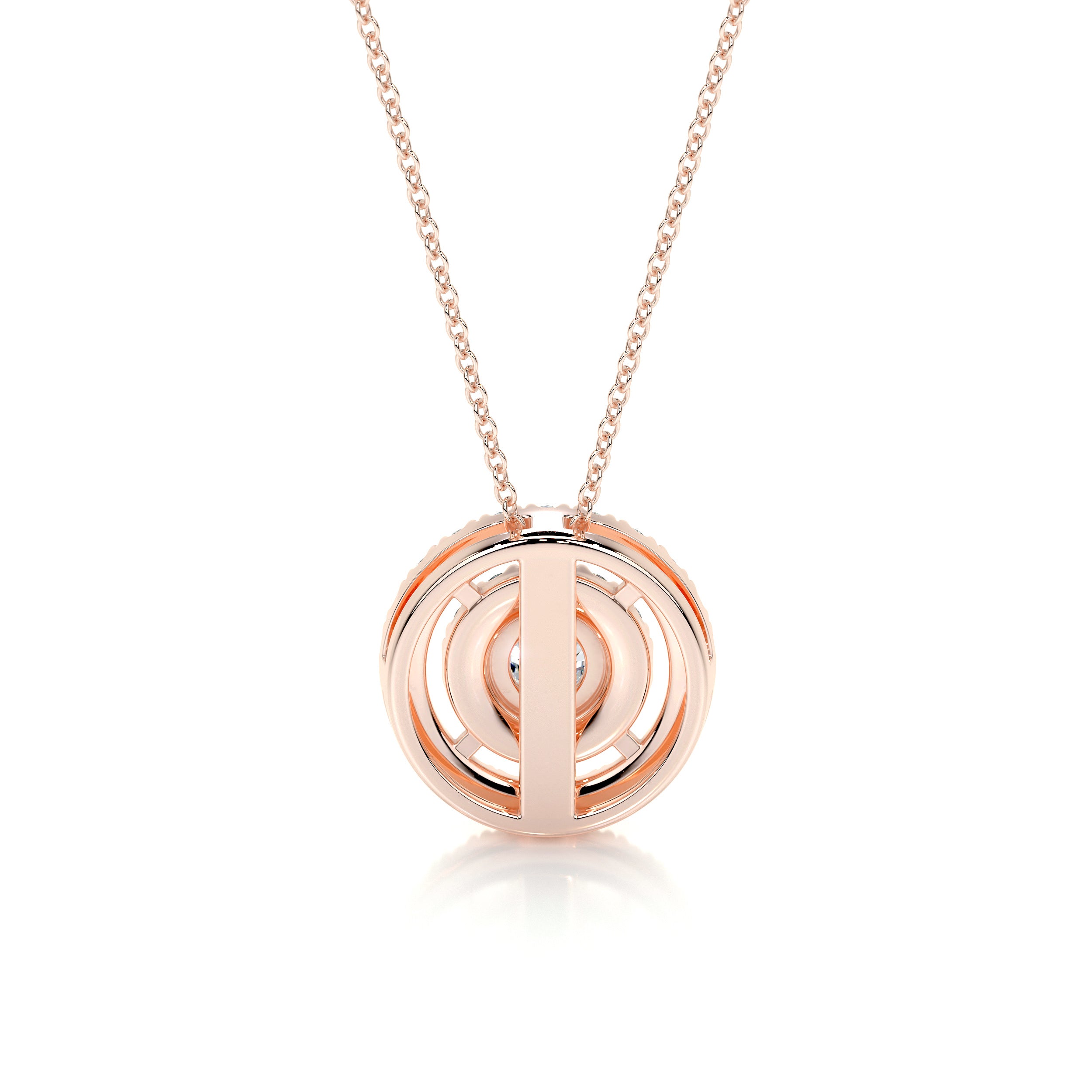 Joan Diamond Pendant (0.5 Carat) - 14K Rose Gold、mySite、hinf8tx79