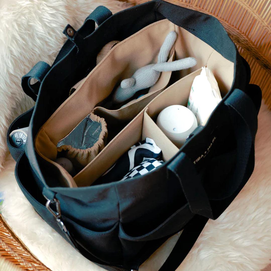  Tiba + Marl Canvas Pocket Tote - Black、mySite、merchandisen