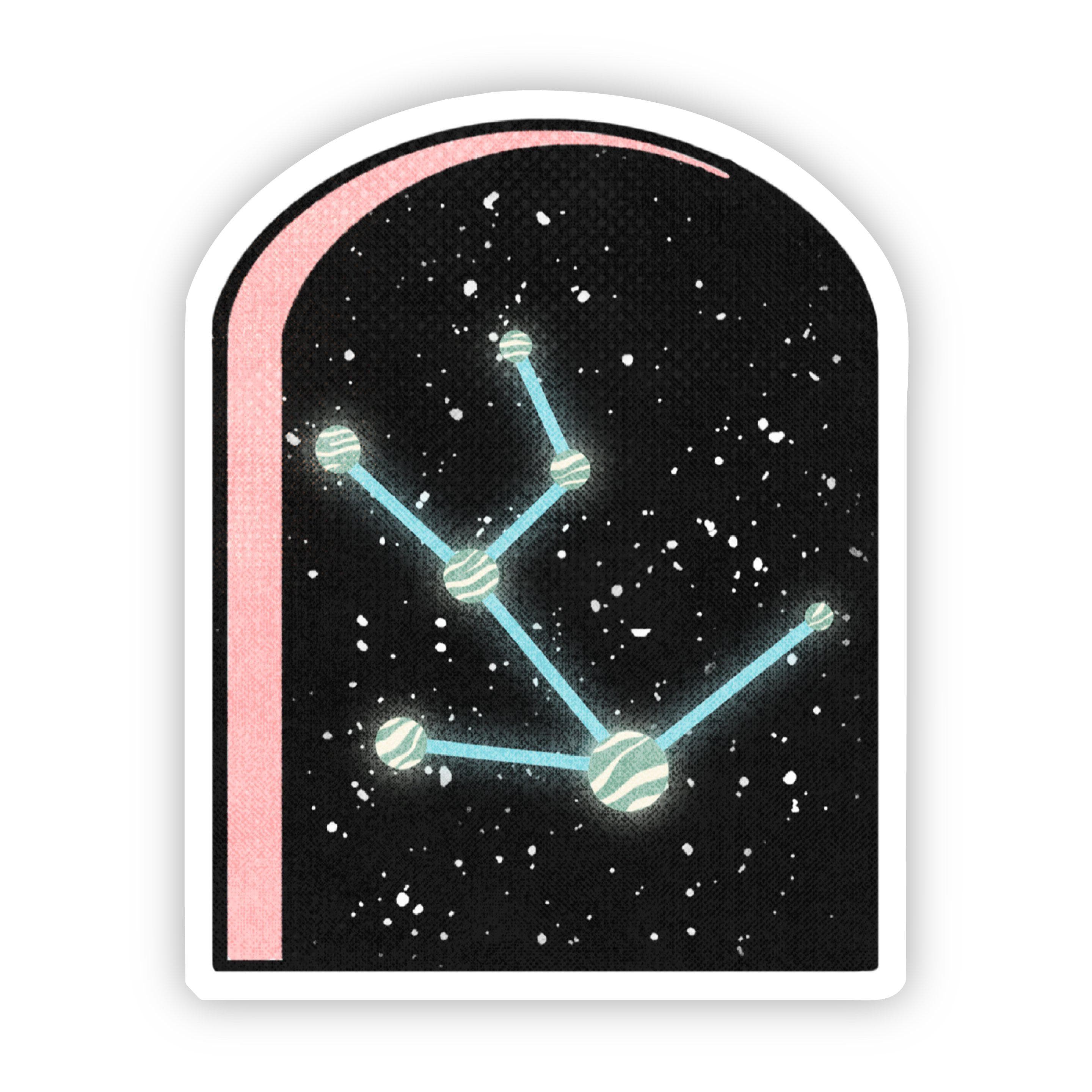  Taurus Constellation Zodiac Sticker、mySite、elrpsem3k