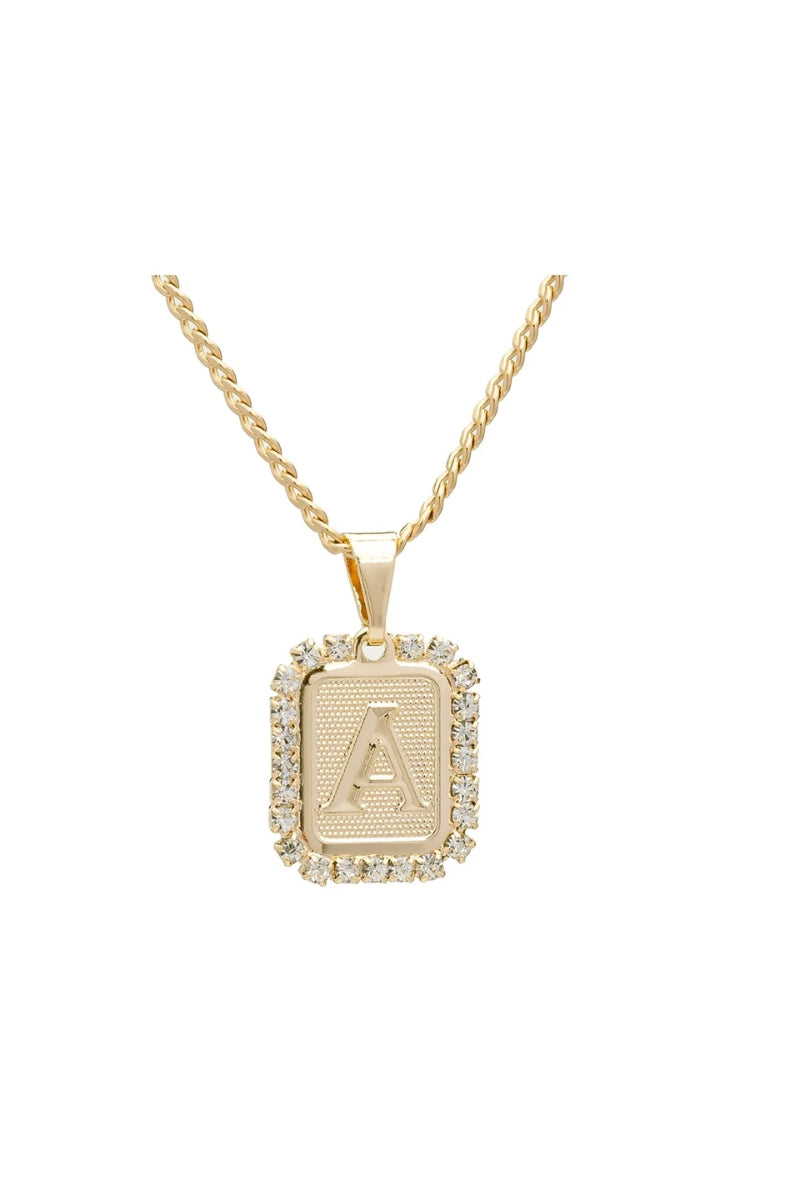 Royal Initial Card Necklace、mySite、hinf8tx79