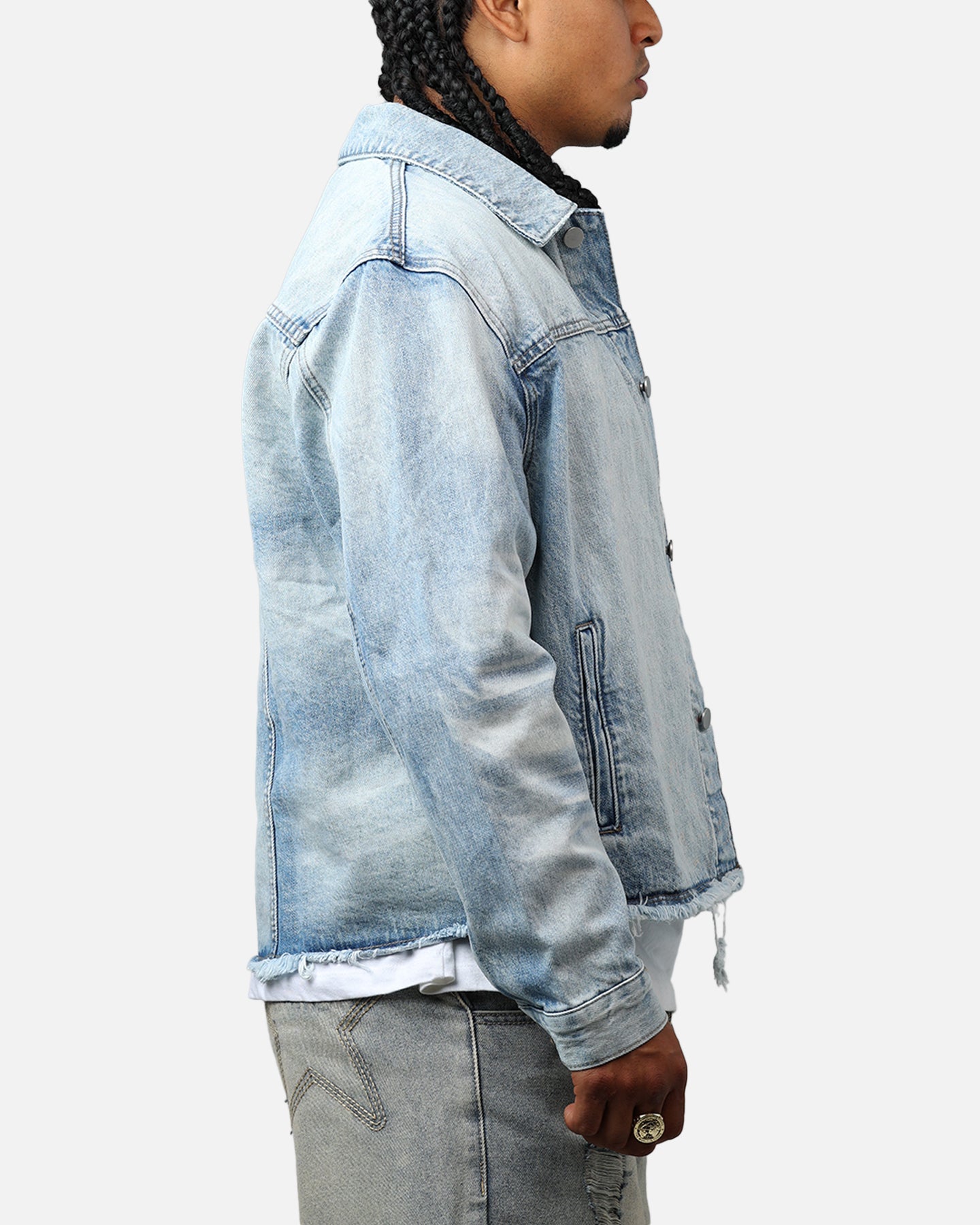 MNML Sun Washed Denim Jacket Light Blue、mySite、zt4zffjzw