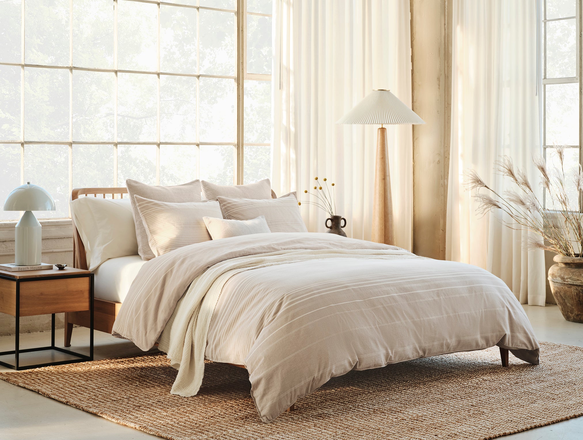  Little Sur Stripe Organic Duvet Set、mySite、sugarbowlscore