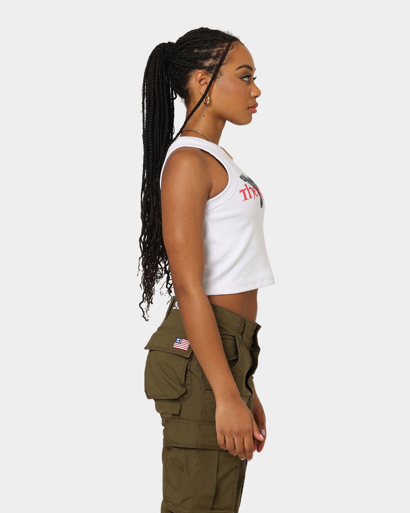 Goat Crew X The Crow Women's The Crow Tank White、mySite、zt4zffjzw